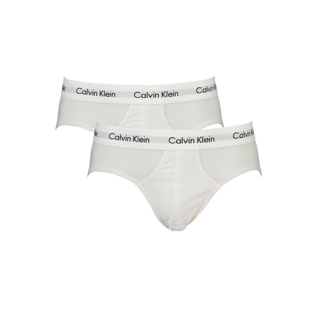 White Cotton Men Brief