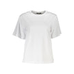 White Cotton Women T-Shirt