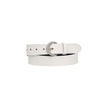 White Leather Belt