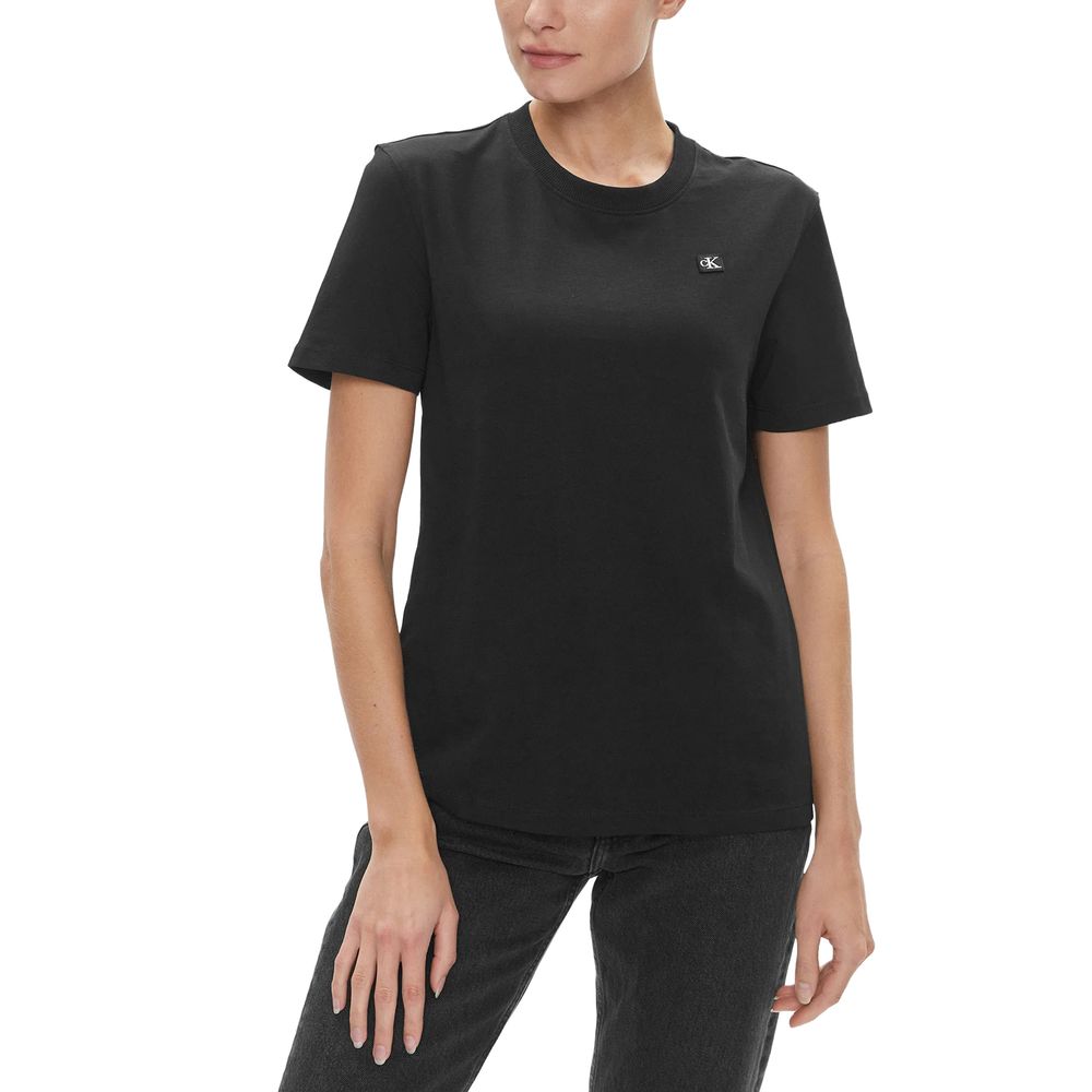 Black Organic Cotton Tops & T-Shirt