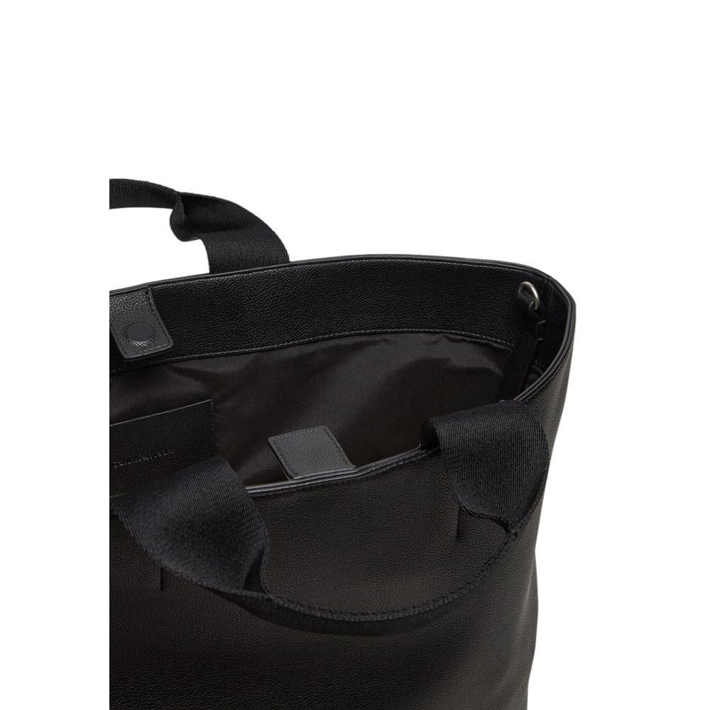 Black Polyethylene Handbag