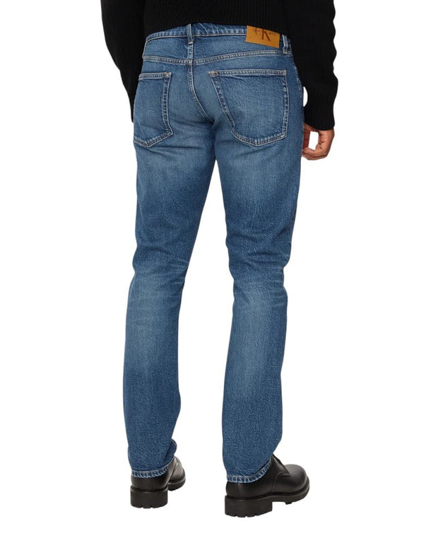 Blue Cotton Skinny Jean