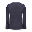 Blue Cotton Men Sweater