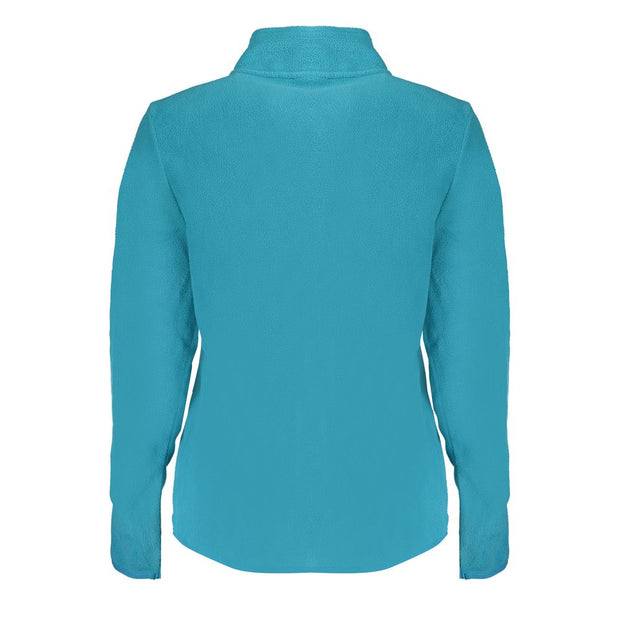 Light Blue Polyester Women Sweater