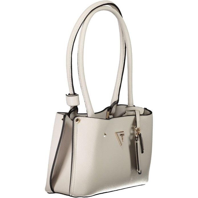 Gray Polyethylene Women Handbag