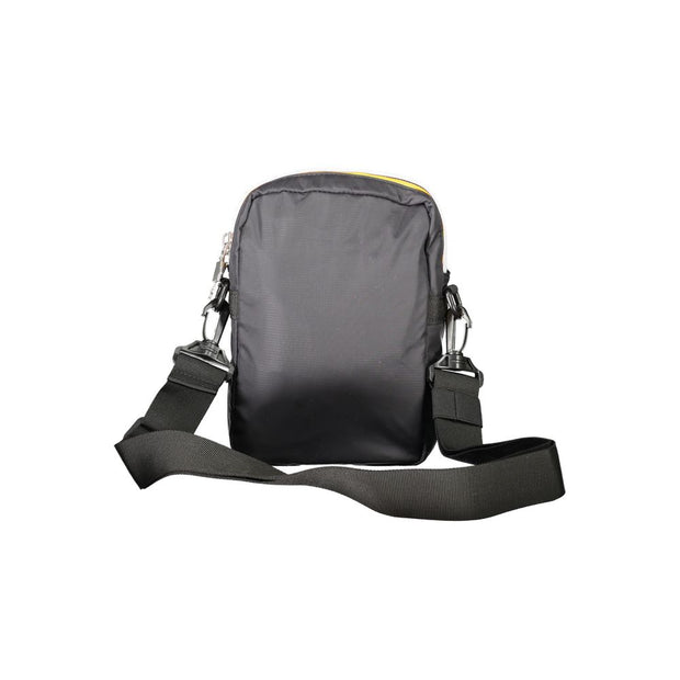 Black Polyamide Men Shoulder Bag