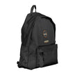 Black Cotton Men Backpack