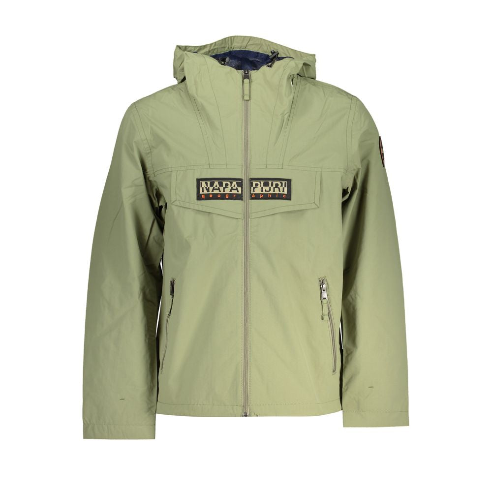 Green Polyester Jacket