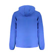 Blue Polyester Men Jacket