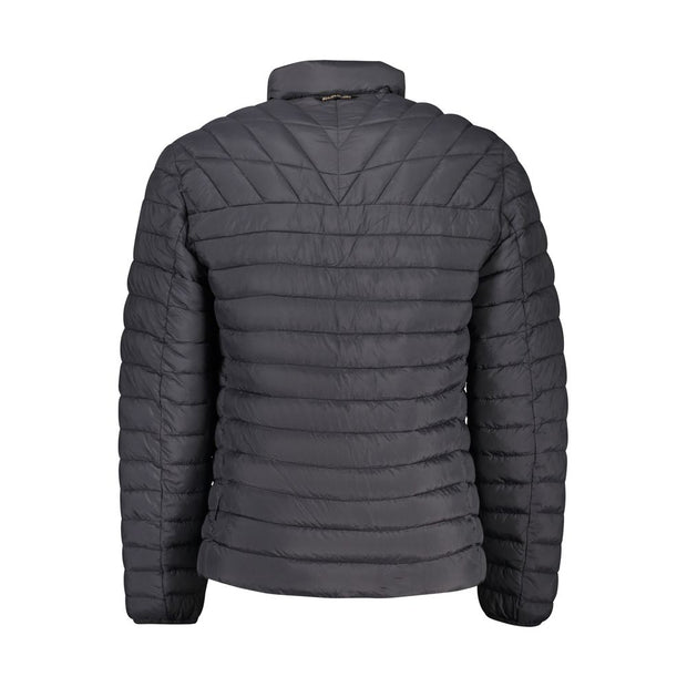 Black Polyamide Men Jacket