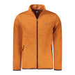 Orange Polyester Men Jacket