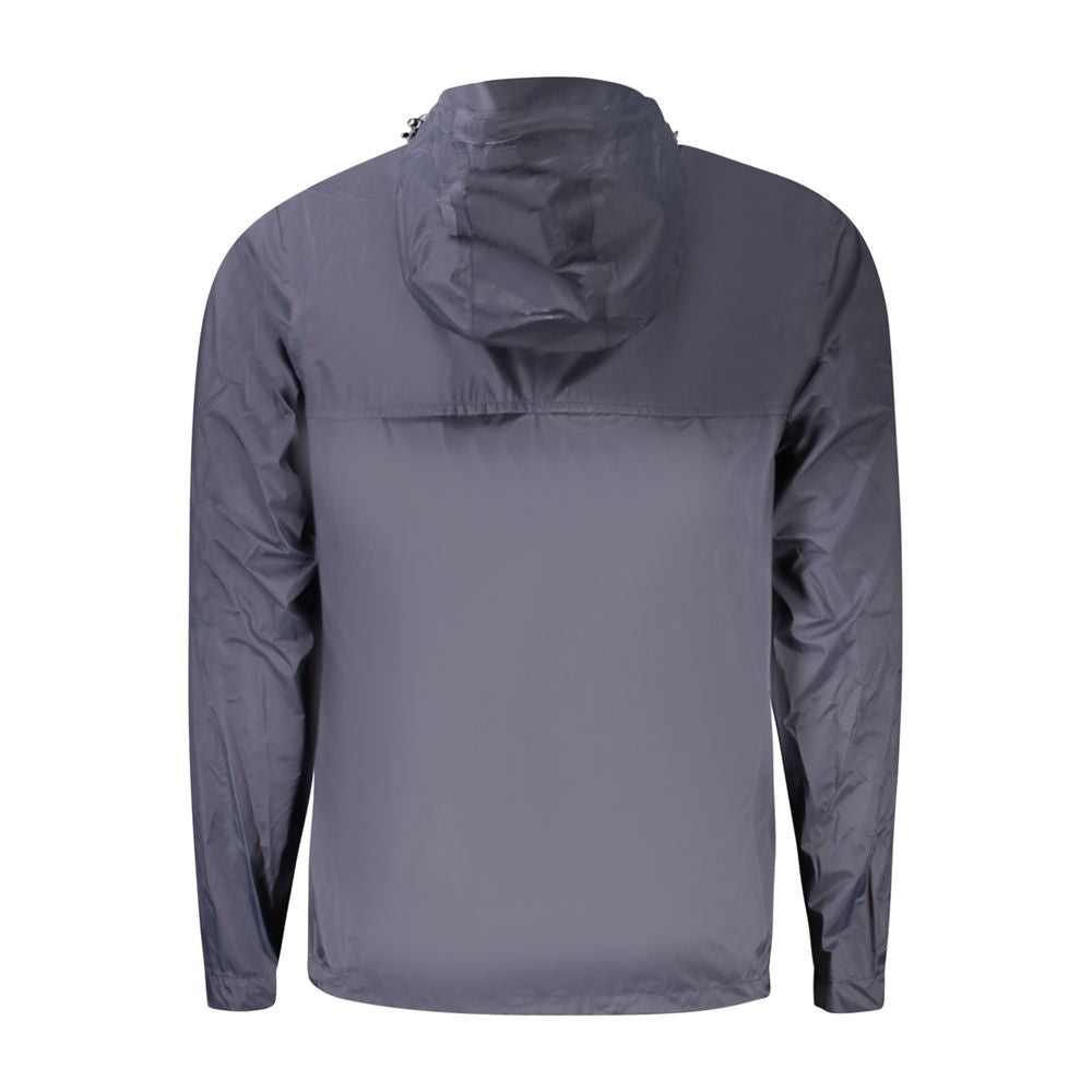 Blue Polyamide Men Jacket