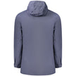 Blue Polyamide Men Jacket