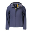 Blue Polyester Mens Jacket