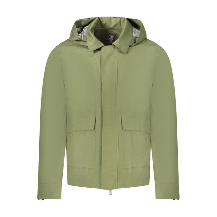 Green Linen Men Jacket