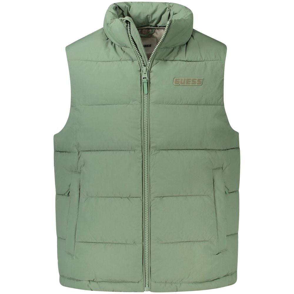 Green Polyamide Men Jacket