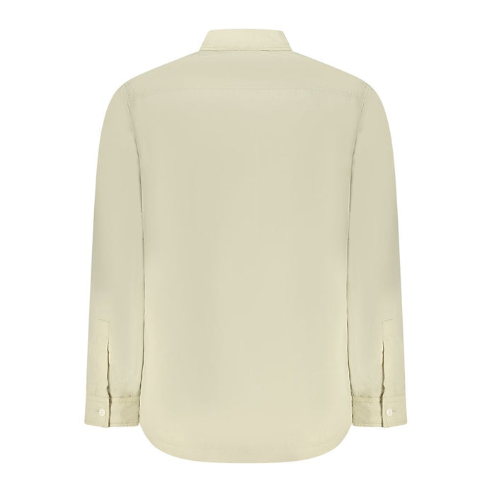 Beige Polyamide Men Jacket