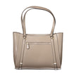 Brown Polyethylene Women Handbag