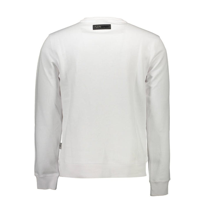 White Cotton Men Sweater