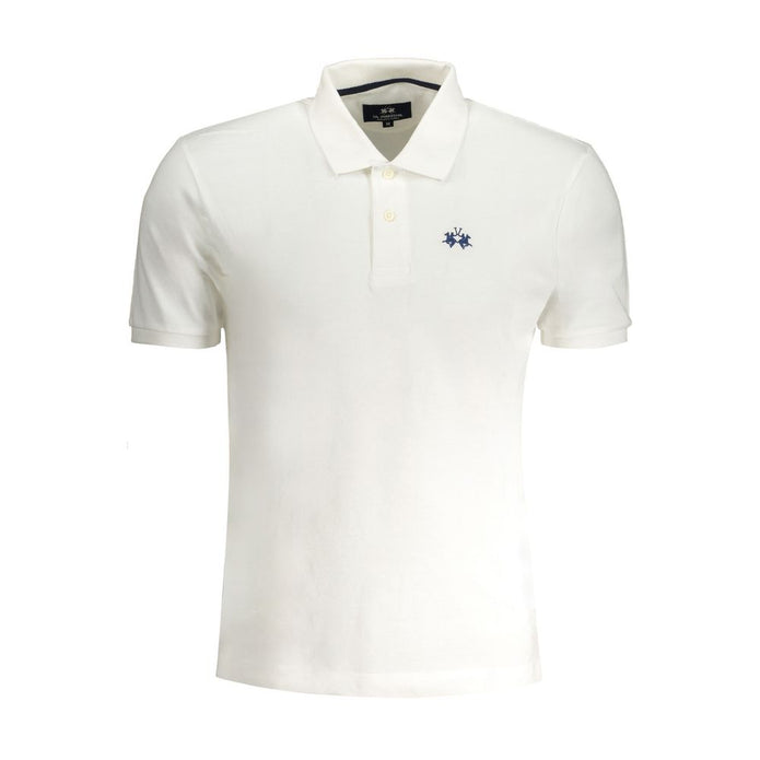 White Cotton Polo Shirt