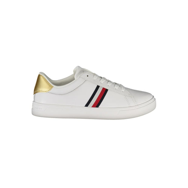 White Leather Women Sneaker