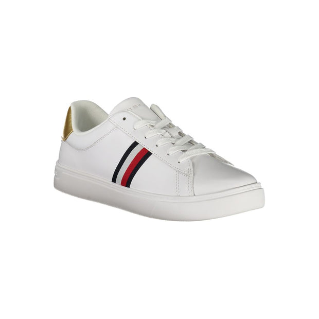 White Leather Women Sneaker