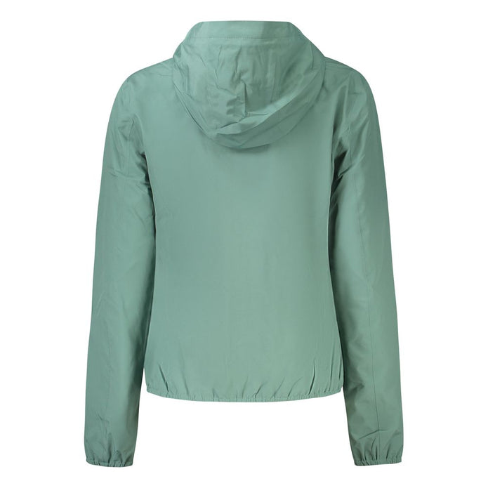 Green Polyester Women Jacket