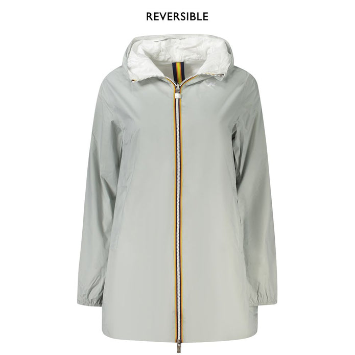 Gray Nylon Women Jacket