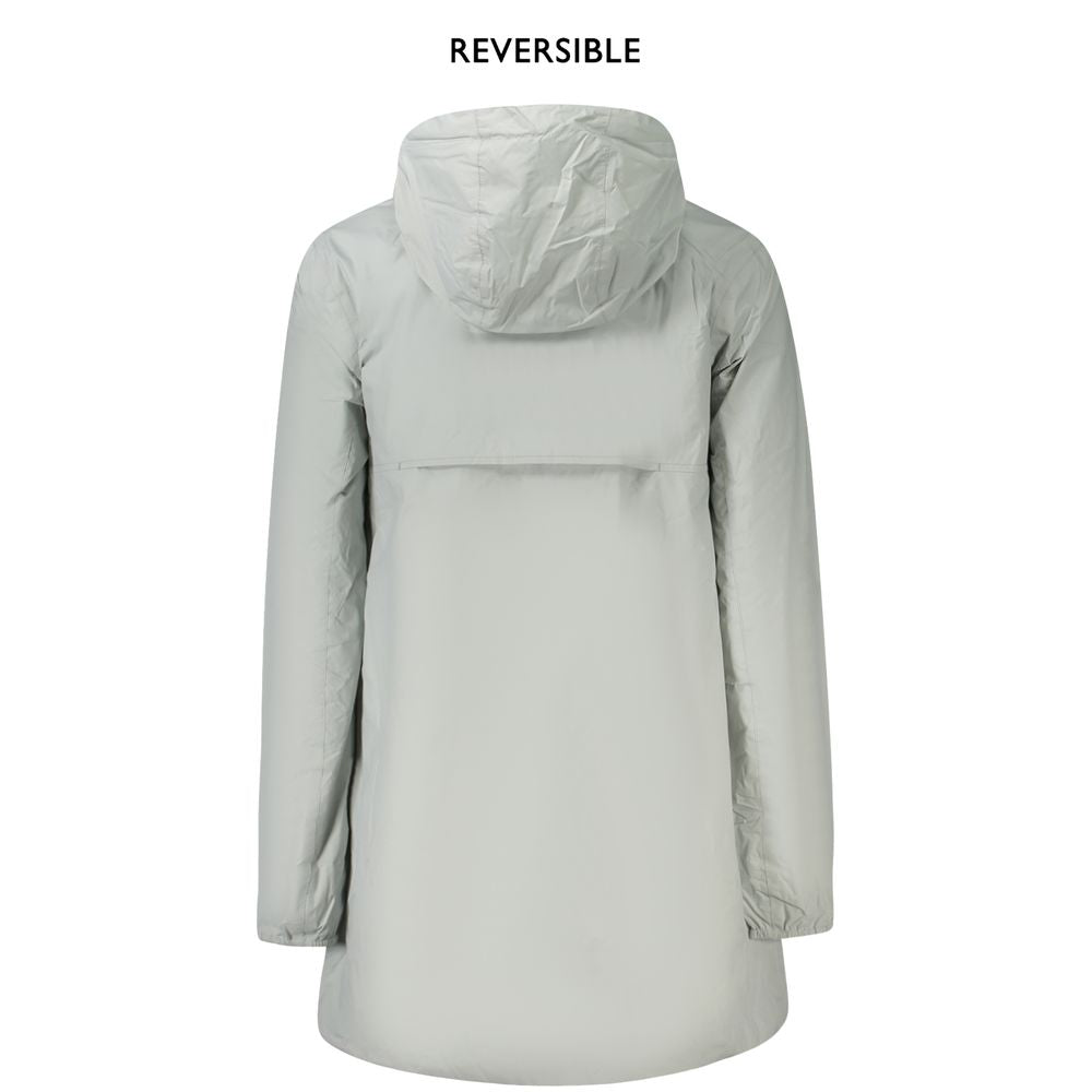 Gray Nylon Women Jacket