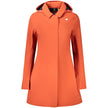 Red Polyester Women Coat