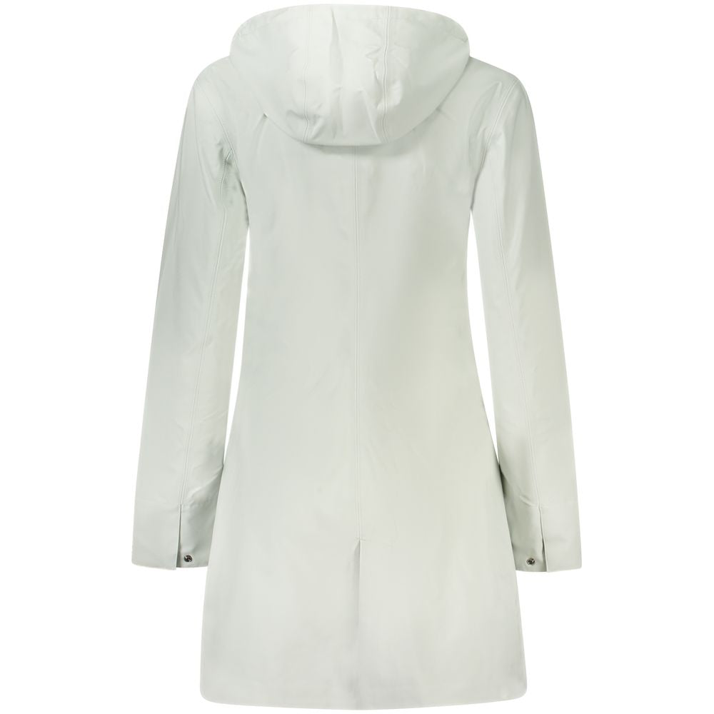 Green Polyester Women Coat