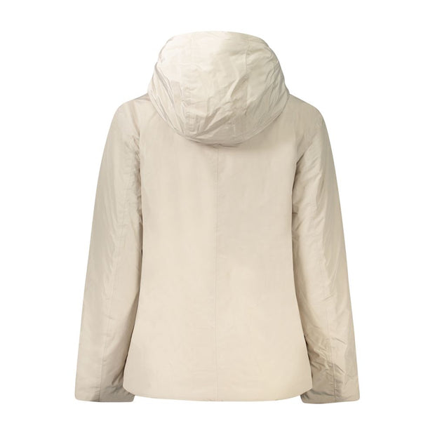 Beige Polyamide Women Jacket