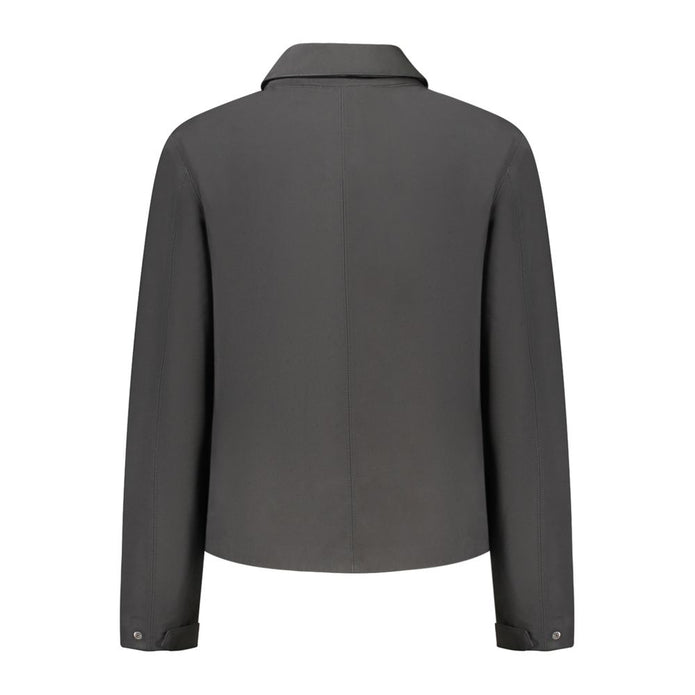 Black Polyester Women Jacket