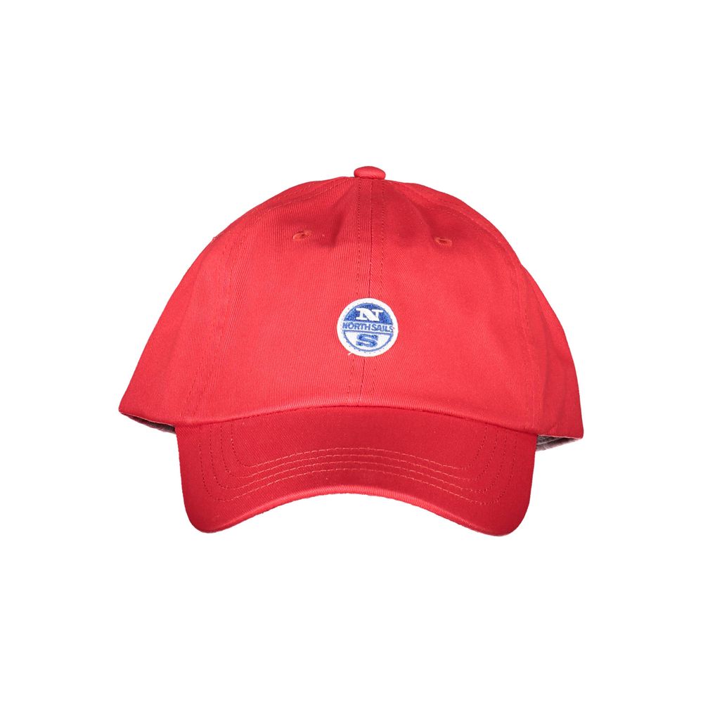 Red Cotton Men Cap