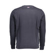 Blue Cotton Men Sweater