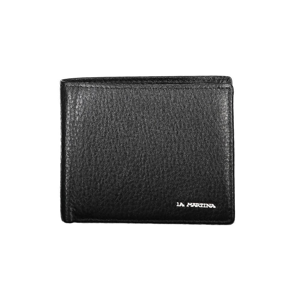 Black Leather Men Wallet