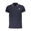 Blue Cotton Polo Shirt