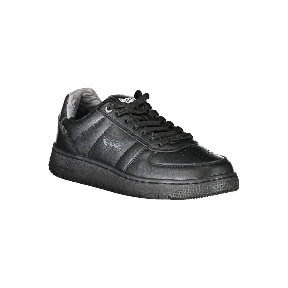 Black Polyester Sneaker