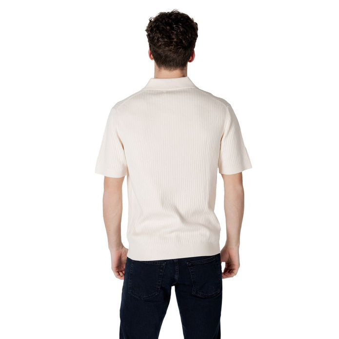 Cream Cotton T-Shirt