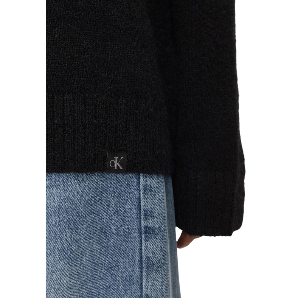 Black Polyester Sweater