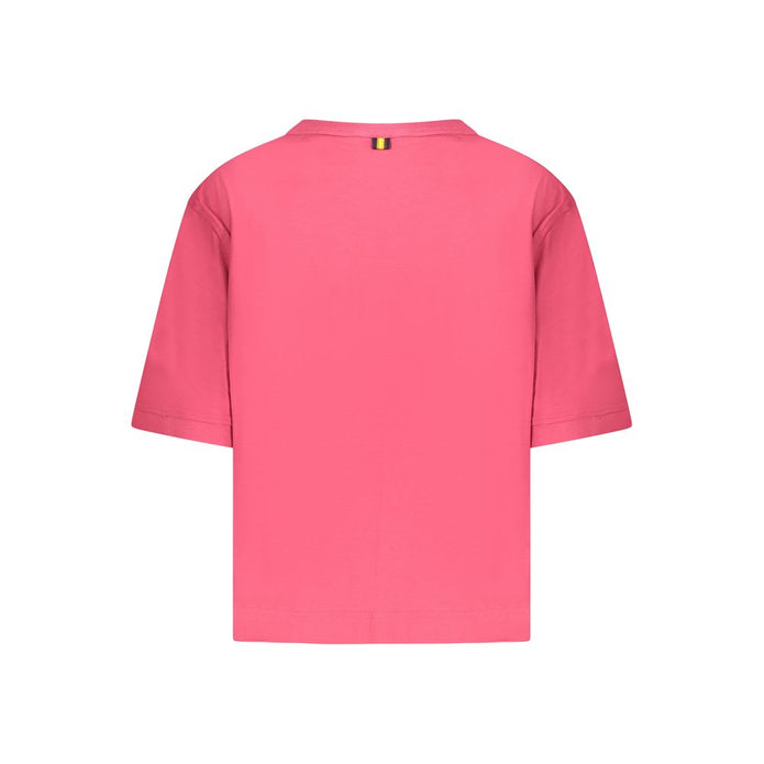 Pink Cotton Women Top