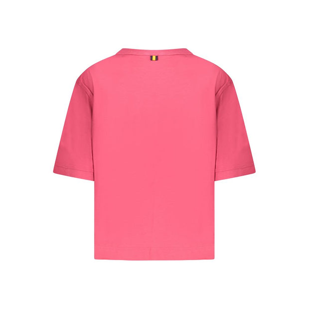 Pink Cotton Women Top