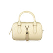 Beige Polyethylene Women Handbag