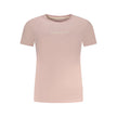 Pink Cotton Women T-Shirt