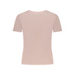 Pink Cotton Women T-Shirt