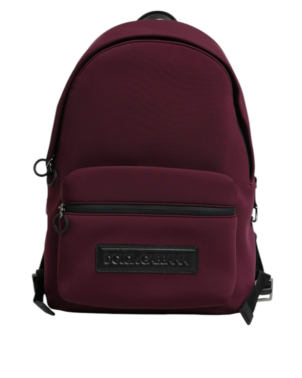 Burgundy Montreale Tecnico Textile Men Backpack Bag