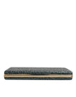 Black Leather Clutch Evening Crossbody Bag