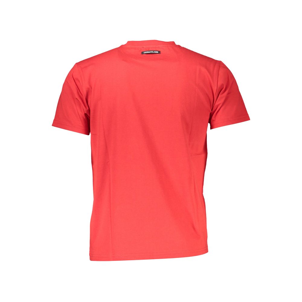 Red Cotton Men T-Shirt