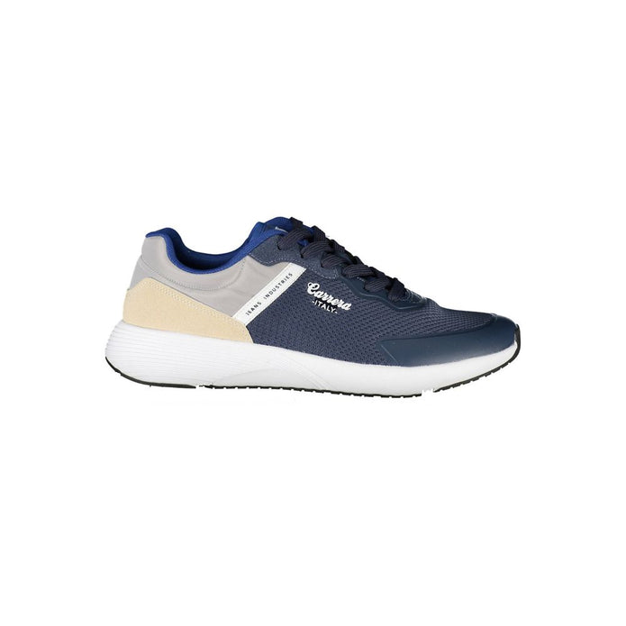 Blue ECO Leather Men Sneaker