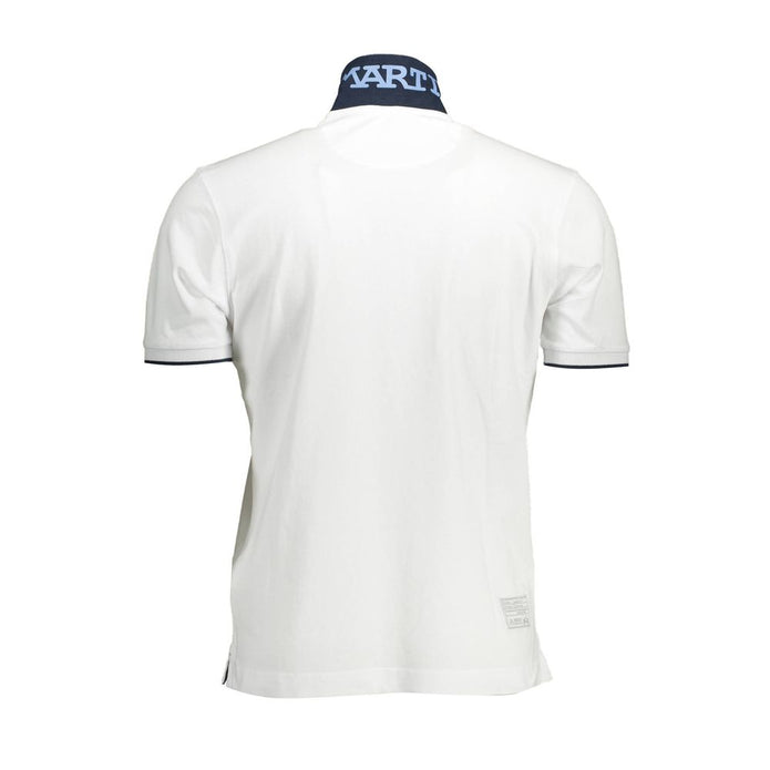 White Cotton Mens Polo Shirt